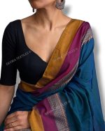 DEVIKA TEXTILES AVANI Border Narayanpeth Pure Handloom Cotton Sarees with Running Blouse Piece For Womens