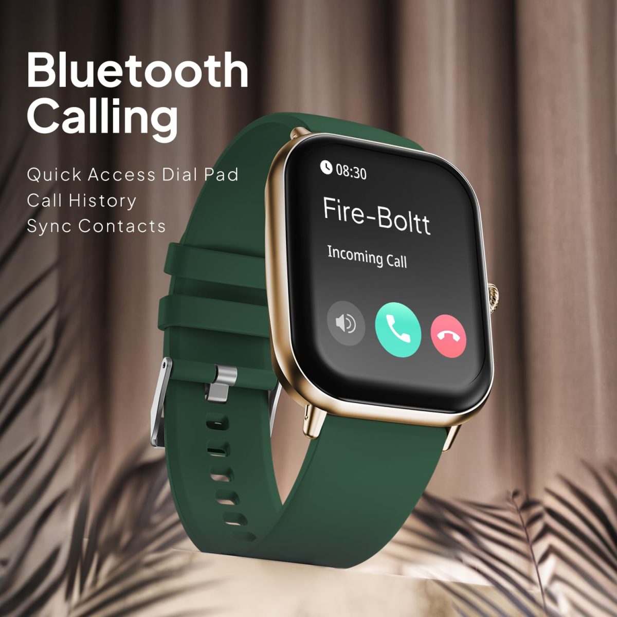 Fire-Boltt Ninja Call Pro Max Smart Watch 2.01 inch Display, Bluetooth Calling, 120+ Sports Modes, Health Suite, Voice Assistance (Forest Green) - Image 6