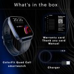 Noise Quad Call 1.81" Display, Bluetooth Calling Smart Watch, AI Voice Assistance, 160+Hrs Battery Life, Metallic Build, in-Built Games, 100 Sports Modes, 100+ Watch Faces (Deep Wine) - Image 7