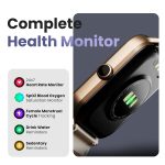 GOBOULT Drift+ Smart Watch 1.85''HD Screen, Bluetooth Calling, IP67, 500 Nits Brightness,150+ Watchfaces, AI Voice Assistant, SpO2 Monitoring, 100+ Sports Mode Smartwatch (Snow Leather) - Image 11