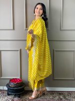 Naixa Women's Rayon Cotton Lining Embroidered Straight Kurta with Pant and Dupatta Sets (NX-470) - Image 3