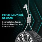 Portronics Konnect L Fast Charging 3A Type-C Cable 2 Meter with Charge & Sync Function for All Type-C Devices (White) - Image 5