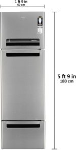 Whirlpool 330 L Frost Free Multi-Door Refrigerator(Fp 343D Protton Roy Alpha Steel (N), Alpha Steel), 5 Star - Image 4