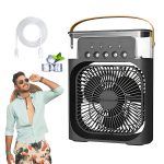 Enfogo (Enjoy calm Summer With 15 Years Warranty) Transform your environment with the Portable Air Conditioner Fan,this combines a desk fan and mini cooler_Multicolor