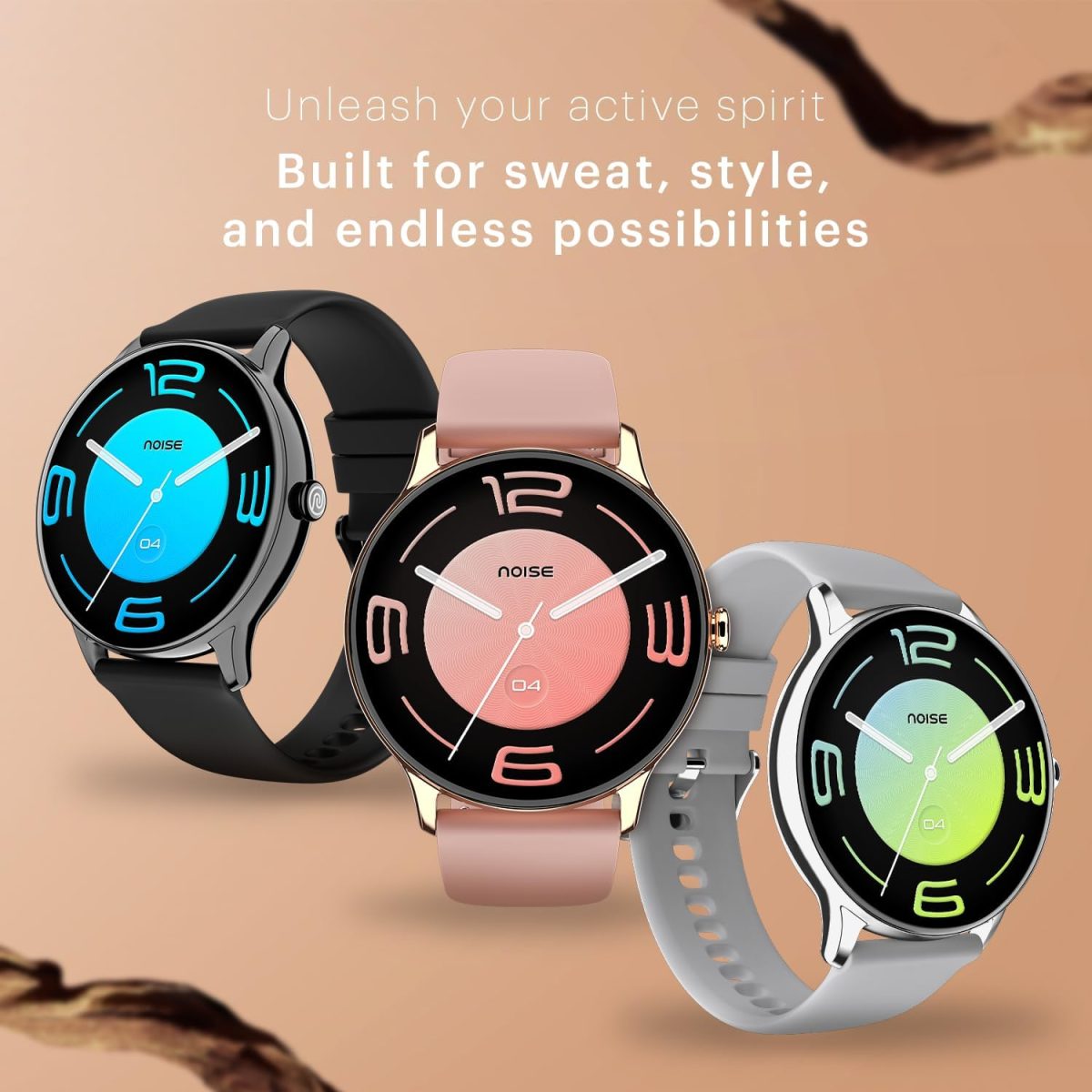 Noise Twist Go Smart Watch 1.39" Display, TruSyncᵀᴹ BT Calling, Glossy Metal Finish, 150+ Watch Faces, IP68, Sleep Tracking, 100+ Sports Modes, Smart Watch for Men and Women (Silver Blue) - Image 3