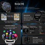Noise Vortex Plus 1.46” AMOLED Display, AoD BT Calling, Sleek Metal Finish, 7 Days Battery Life, All New OS and with 100+ Watch Faces & Health Suite (Metal Black) - Image 7