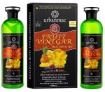 URBANMAC Fruit Vinegar Gel Hair Color Natural Hair Color Dye for Black Hair Dye (BLACK, 500ml x 2)