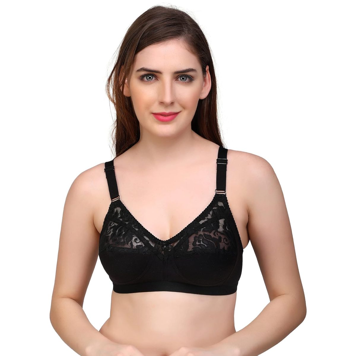 Layeba Women Full Coverage Non-Padded Half Net 3 Pack Combo - Image 3