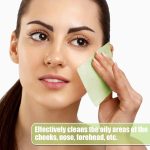 Face Oil Blotting Paper for Oily Skin - Portable Matting Face Wipes Facial Cleanser - Oil Control Face Cleaning Tools - Makeup Friendly (100 pcs) - Image 3