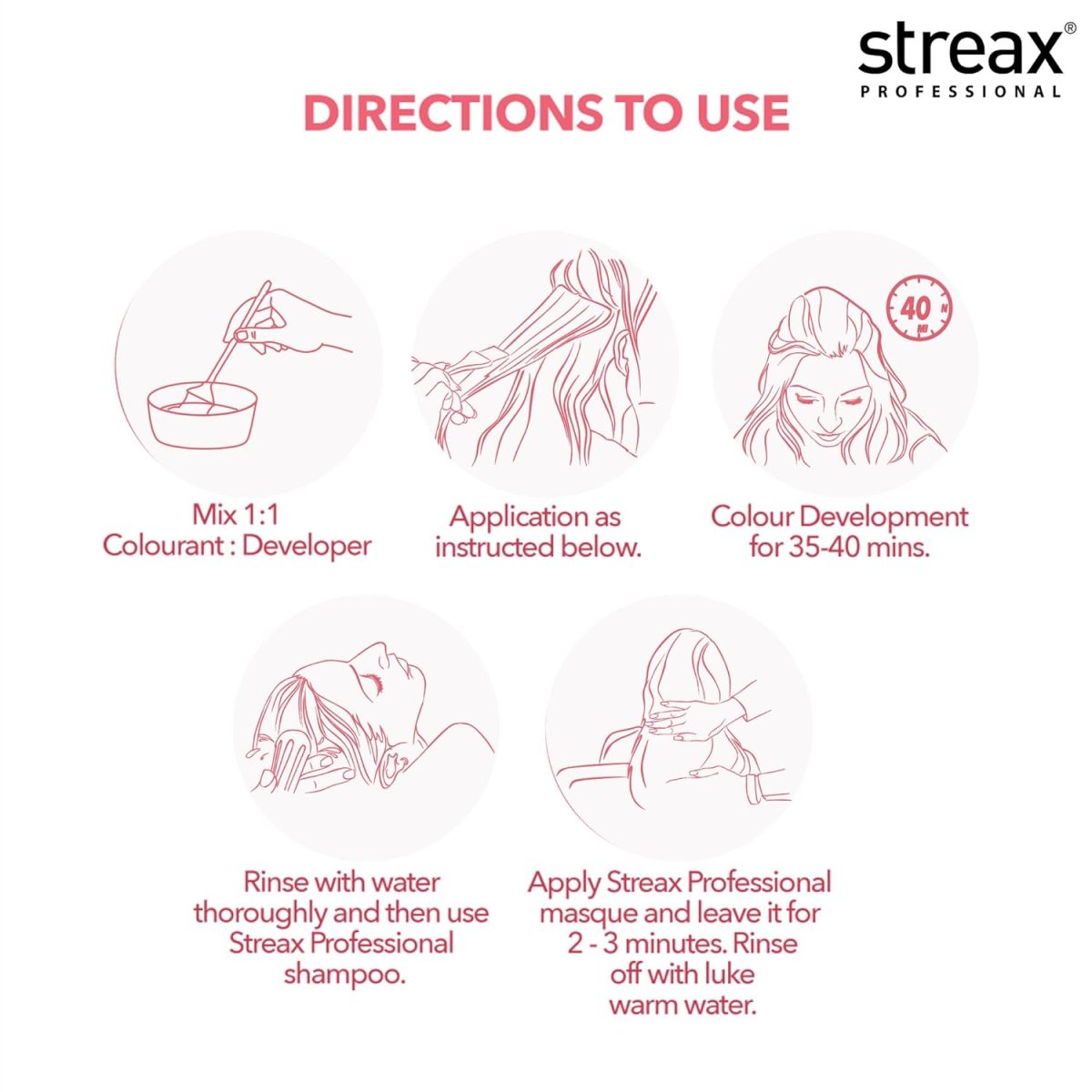 Streax Professional Argan Secret Hair Colourant Developer, Cream Developer for Rich Hair Colour, 20 Volume (6%), 250ml - Image 2