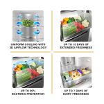 Whirlpool 312 L 3 Star IntelliFresh Convertible Inverter Frost Free Double Door Refrigerator (IFPRO BM INV CNV 370 Steel onyx-Z, 3s) - Image 6