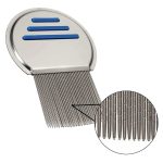 EaglesFord Stainless Steel lice comb Treatment for Head Egg Removal Metal Easy to Use Reusable for School Kids Women and Pet |Random Color (Pack of 1) - Image 3