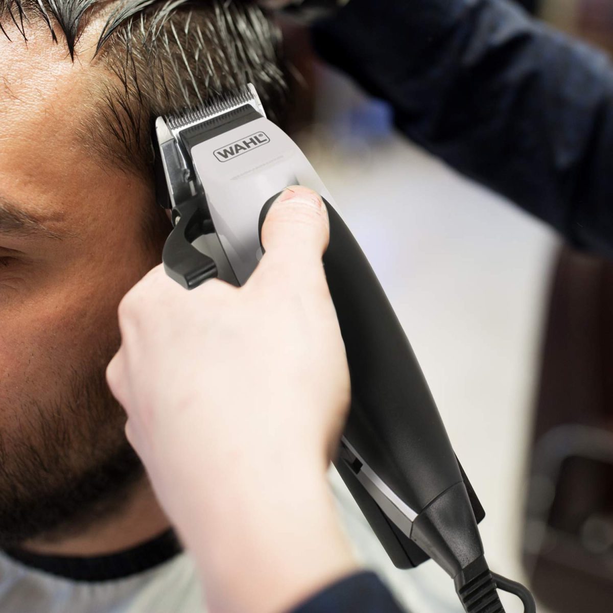 Wahl 9243-4724 Corded Home Cut Complete Hair Cutting Clipper; 10 Cutting Lengths;Thumb Adjustable Taper; Black - Image 9