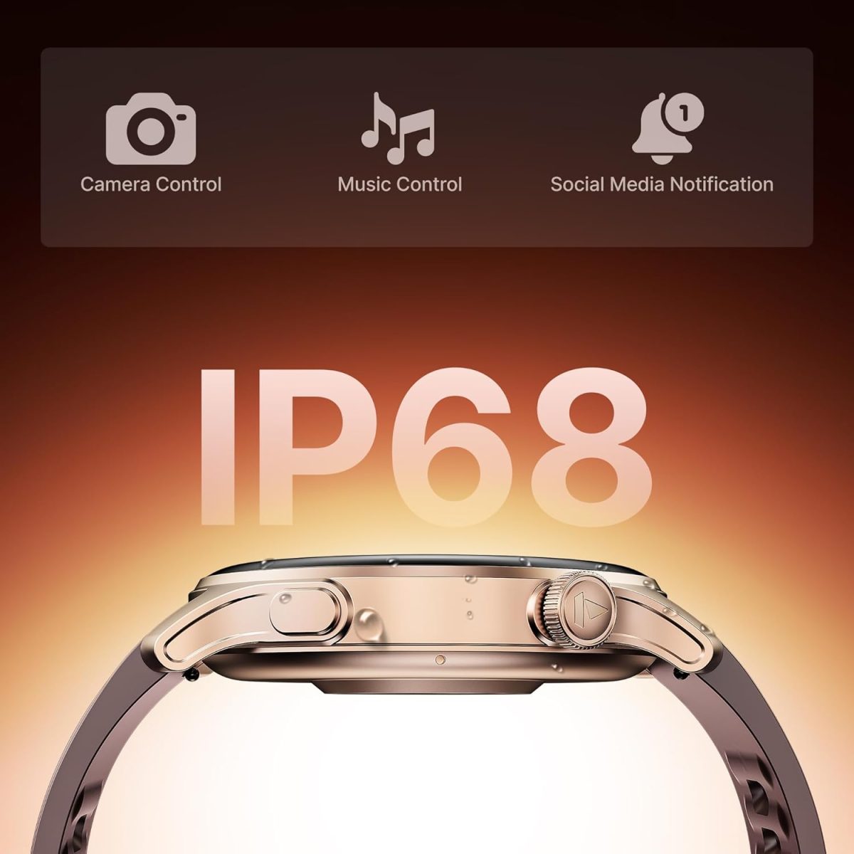 boAt New Launch Ultima Prime Smartwatch with 1.43" AMOLED Display, Personalized Fitness Nudges, Functional Crown,100+ Sports Modes, Watch Face Studio (Royal Berry), Brown - Image 11