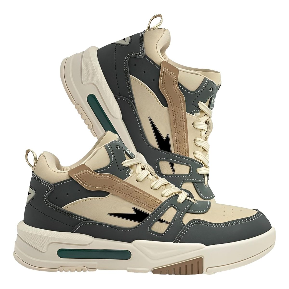 BRUTON 308-Aviator Premium High Top Stylish Shoes for Men- Green - Image 6