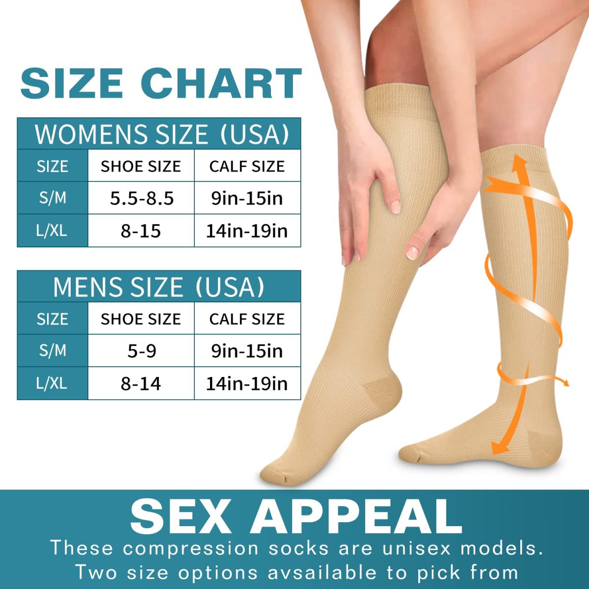 Copper Compression Socks Women & Men Circulation(6 pairs) - Best for Running, Nursing, Hiking, Recovery & Flight Socks - Image 6