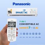 Panasonic 2 Ton 5 Star Wi-Fi Inverter Smart Split AC (Copper Condenser, 7 in 1 Convertible with True AI Mode, 4 Way Swing, PM 0.1 Air Purification Filter, CS/CU-EU24AKY5FM, White) - Image 5