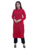 Club Fashion Plus Size Winter Wear Woolen Kurti for Women