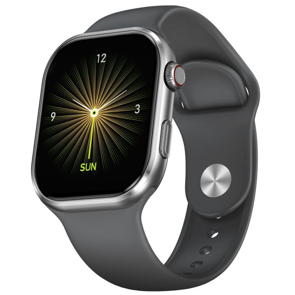 Fire-Boltt Brillia Smart Watch with 51.3mm (2.02 inch) AMOLED Display, Bluetooth Calling, SpO2, Heart Rate Monitoring, 120+ Sports Modes (Brillia, Dark Grey)