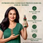 Vansaar 45+ Hair Oil- 100ml | With Maha Bhringhraj | Clinically Proven to Reduce Hair Fall & Increase Hair Growth | 26 Ayurvedic Herbs Slow Cooked in Tel Pak Vidhi | 4X Power of Bhringa | Free Kacchi Neem Comb - Image 3