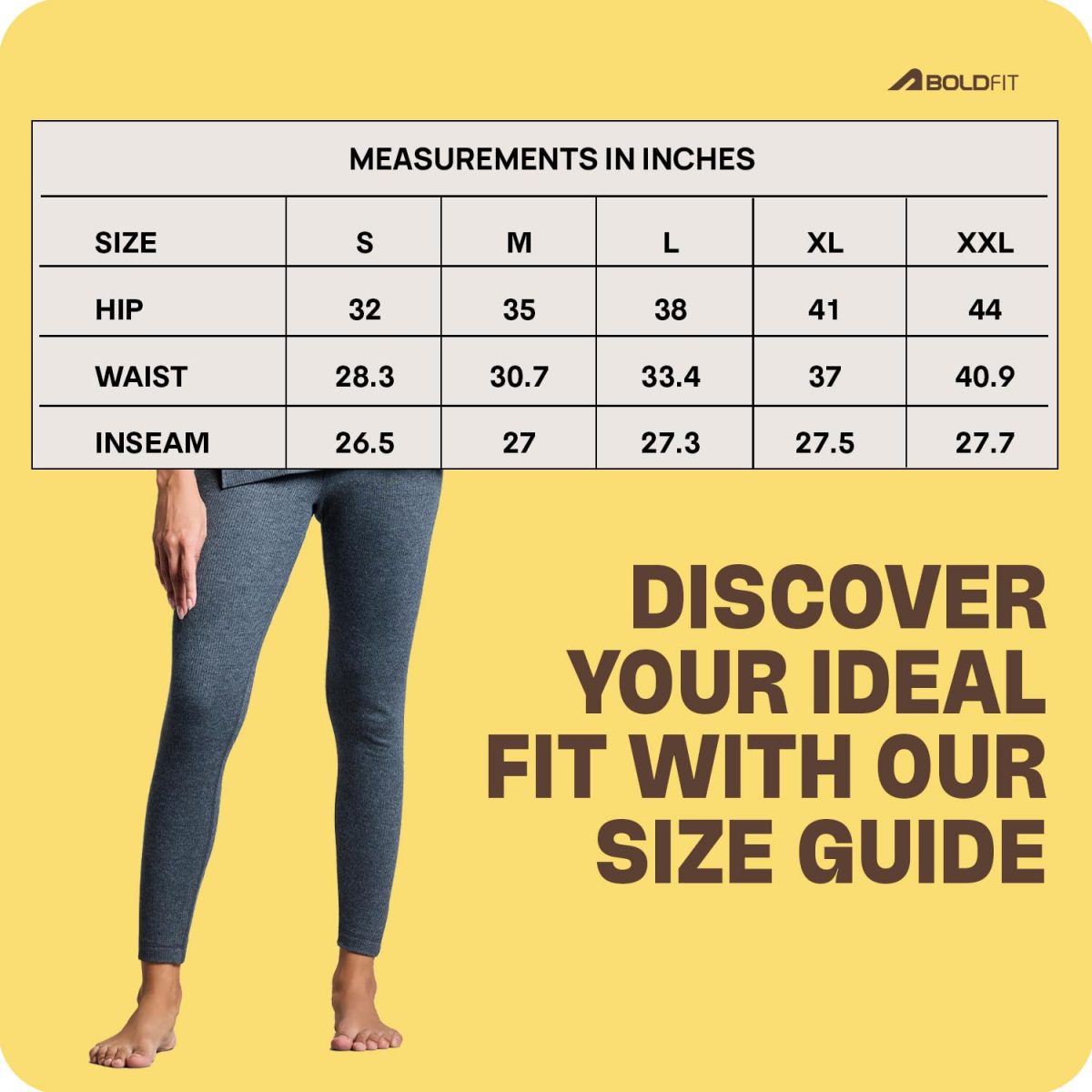 Boldfit Bottom Thermal Wear for Women Regular Fit Leggings Winter Wear for Women Natural Insulation Lower Body Warmer for Women Cotton-Viscose Thermals - Image 3