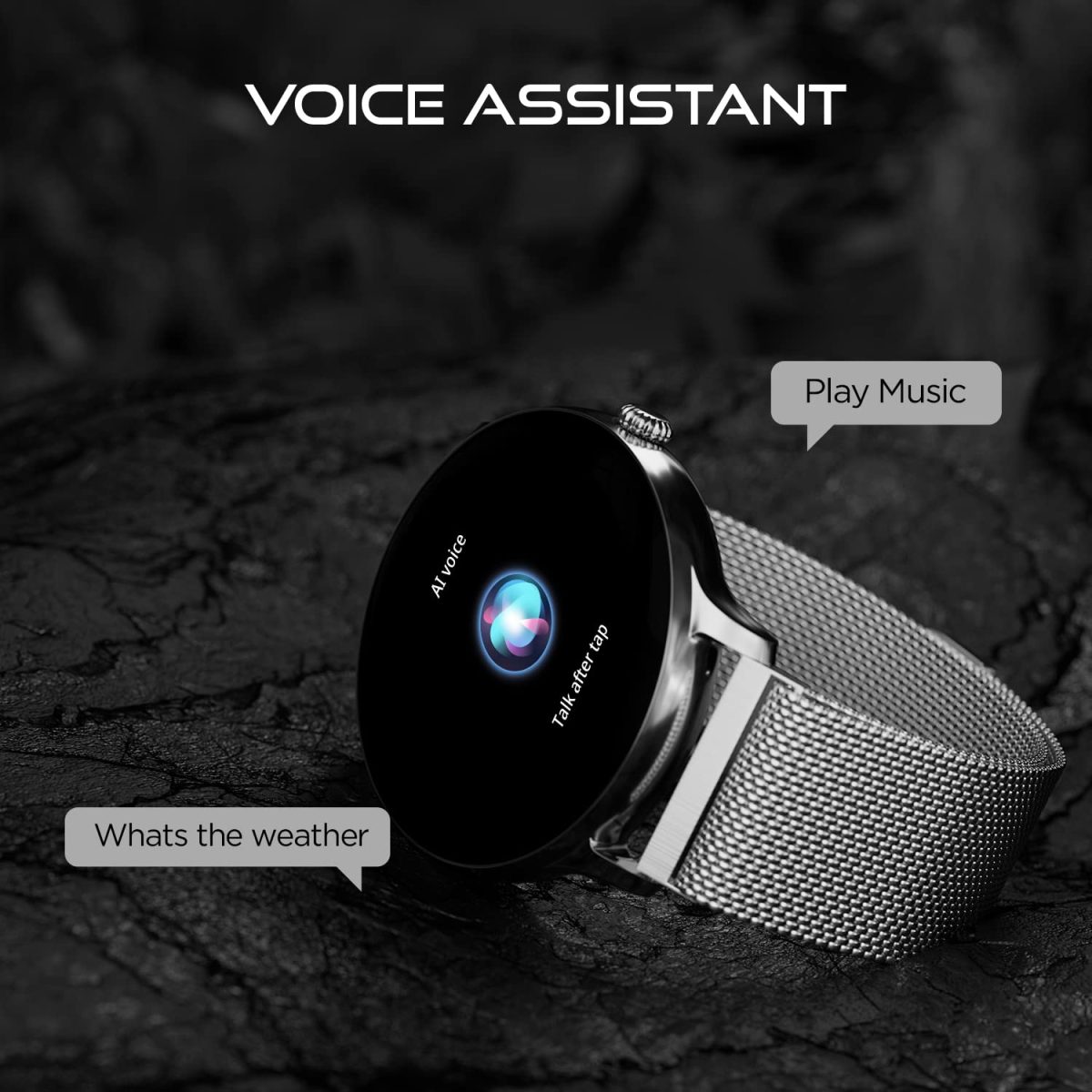 Fire-Boltt Phoenix Ultra Smart Watch 1.39 inch Bluetooth Calling, AI Voice Assistant, Metal Body with 120+ Sports Modes, SpO2, Heart Rate Monitoring (Silver SS) - Image 6
