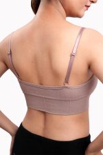 Texello Women's Cotton Wire-Free Full Coverage Lightly Padded Sports Bra - Comfortable & Supportive Everyday Wear - Pack of 3 - Image 2