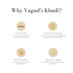 Vagad's Khadi Herbal Gramodaya Pure Natural Black Mehndi For Hair With Goodness of Neem For Longlasting Natural Hair Colour (Pack of 2x100g) - Image 6