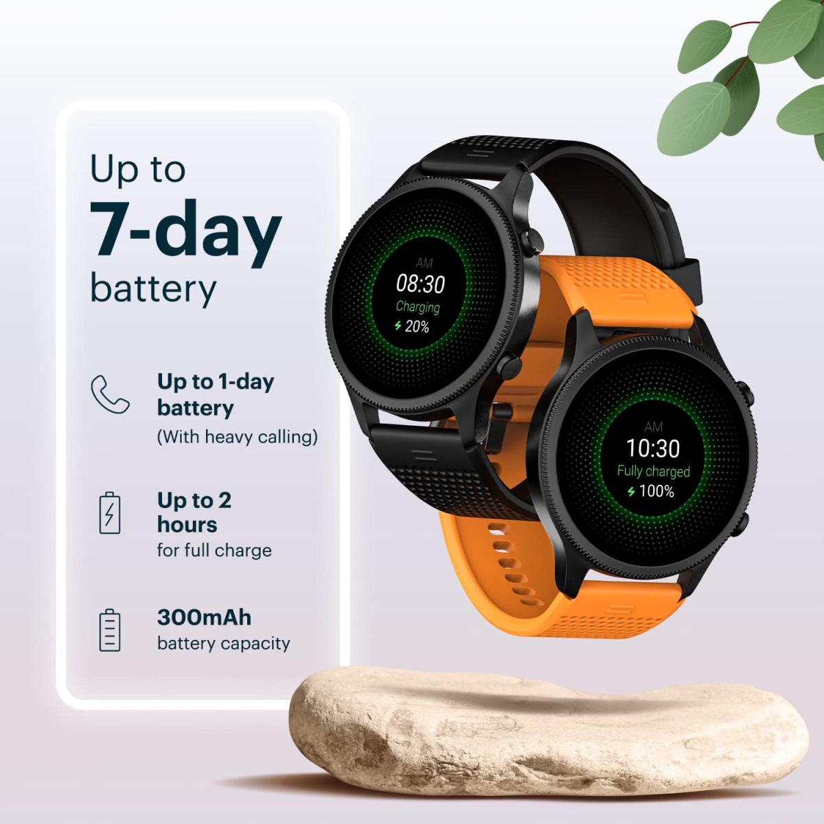 NoiseFit Halo 1.43" AMOLED Display, Bluetooth Calling Round Dial Smart Watch, Premium Metallic Build, Always on Display, Smart Gesture Control, 100 Sports Modes (Forest Green) - Image 6