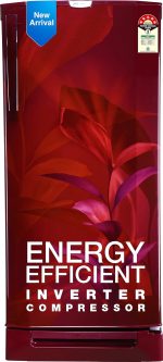 Godrej 202 L 5 Star Advanced Inverter, Jumbo Vegetable Tray Direct Cool Single Door Refrigerator With Base Drawer(, RD 210E TDI MN WN, Marine Wine)