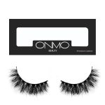 ONMO Beauty False Eyelash For Women-Natural & Lightweight Faux Mink Fake Eyelashes/Long Lasting Eye Makeup Lash 5D / Soft & Comfortable Black Reusable Cat Eye Lashes -Fluttery & Wispy (Foxy)