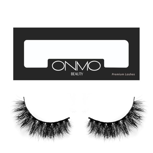 ONMO Beauty False Eyelash For Women-Natural & Lightweight Faux Mink Fake Eyelashes/Long Lasting Eye Makeup Lash 5D / Soft & Comfortable Black Reusable Cat Eye Lashes -Fluttery & Wispy (Foxy)