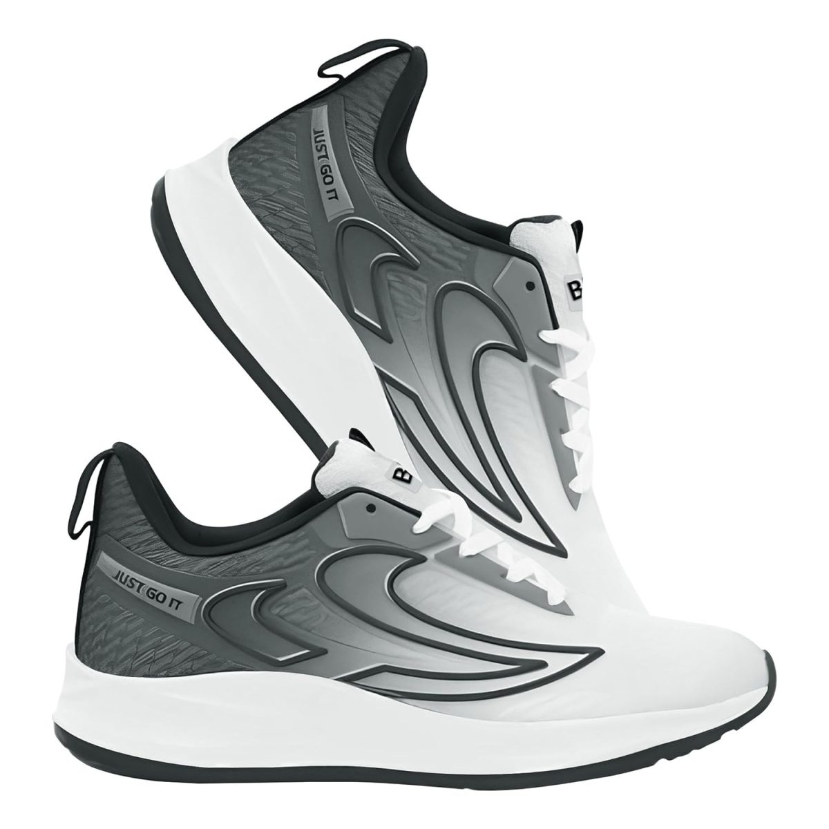 BRUTON EVA Lite Sneakers Casual Shoes Walking Shoes for Men-White - Image 4