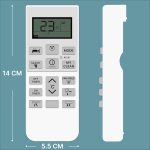 ZIEVA Compatible with Hitachi AC Remote Replacement for 1, 1.5, 2 ton Split/Window Air Conditioner - Please Match The Original Remote (AC 168 B) - Image 7
