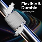 UNBREAKcable 80W Original USB-C to C Nylon Braided Cable [MFi Certified + 2 YEAR WARRANTY*] Fast PD Charging for iPhone Charger Cable Compatible with iPhone 15/16 Series,MacBook,Other Type-C Devices - Image 2