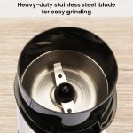 AGARO Grand Electric Coffee Grinder, Stainless Steel Blades, Grinds up to 60 Grams Dry Coffee Beans, Portable, Silver - Image 4