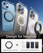 LiCB 360° Vaccum Magnetic Phones Holder, Magnetic Car Phone Mount, Hands-Free Suction Cup Phones Holder for Car/Gym/Mirror/Shower, Car Mount Compatible with All Mobile - Image 4