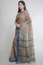 WoodenTant Women's Pure Cotton Tant Saree with Designer Border - Image 3