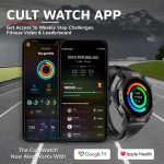 Cult Ranger XR1-1.43" AMOLED Display,Outdoor Rugged Smartwatch for Men, Bluetooth Calling, 8 Days Battery, Continous Heart Rate,100+ Sports Mode, Live Cricket Score, Built-in Flashlight, Free Strap - Image 11