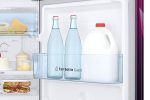 Samsung 236L 2 Star Inverter Frost-Free Double Door Refrigerator (RT28C31429R/HL,Paradise Bloom Purple) Base Stand Drawer - Image 10