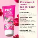 PLIX - THE PLANT FIX Hibiscus Frizz Control Hair Serum 50ml + Bond Repair Shampoo 200ml + Conditioner 175ml | Protects & Smoothes Frizzy Hair| 3x Strength with Fiberhance - Image 6