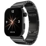 Noise Pro 6 Max Smart Watch:Intelligent AI, Endless AI Watch Faces, AI Companion, 1.96” AMOLED, Stainless Steel Build, Built-in GPS, 5 ATM, EN2 Processor, for iOS & Android(Chrome Black)