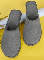 MIFUZI Men's Home Slippers Winter House Indoor Bedroom Room Soft Warm Woolen Cloth Slippers Comfortable Lightweight Anti Skid - Image 2