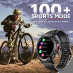 Cult Ranger XR1-1.43" AMOLED Display,Outdoor Rugged Smartwatch for Men, Bluetooth Calling, 8 Days Battery, Continous Heart Rate,100+ Sports Mode, Live Cricket Score, Built-in Flashlight, Free Strap - Image 10