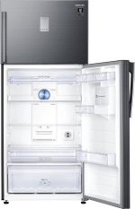 Samsung 530 L, 1 Star, Optimal Fresh+, Digital Inverter, Frost Free Double Door Refrigerator (RT56C637SBS/TL, Black Inox) - Image 6