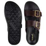 WALKAROO PLUS Bounceez Men's Fashion Sandal with Cushion Insole, Arch Support, Toe Seperator and Dual Buckle Straps for Casual Footwear - WE1337 - Image 5