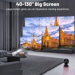 Portable Mini Projector, 4K 1080P Full HD Projector, Support Video Projector, WiFi 5G BT 5.0, Cinema Projector 180° Can Be Rotated, Android 11, Compatible with TV Stick/Windows/iOS/Android (Multi) - Image 7