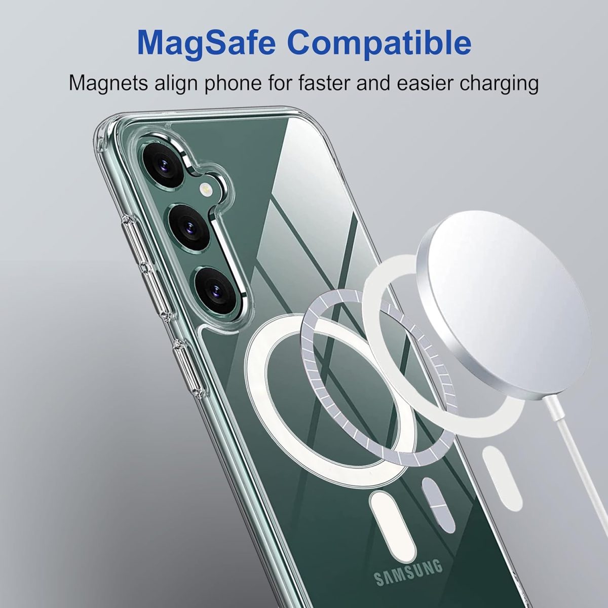 Zapcase Back Case Cover for Samsung Galaxy A55 5G | Compatible for Samsung Galaxy A55 5G Back Cover | Scratch-Resistant Back Cover | Clear - Image 5