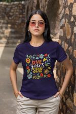 Reifica Women's Cotton Half Sleeve Regular Fit Printed Tshirts for Women/Girls Combo Pack of 2 - Image 2