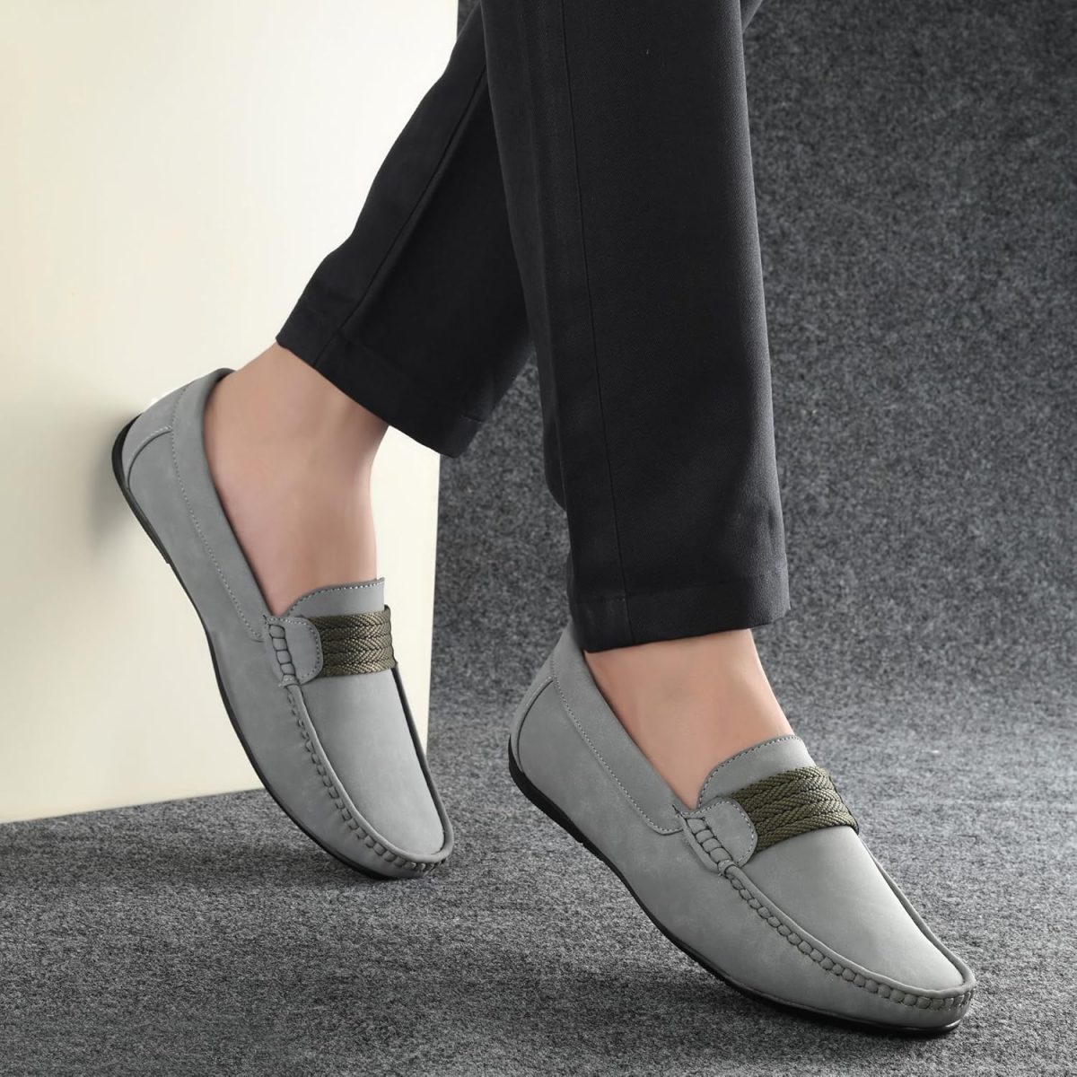 Centrino Loafer for Men | Stylish & Comfortable with Soft Cushioned Insole | Hand-Stitched Design for Trendy (6546) - Image 2
